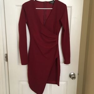 Lulus dark red dress